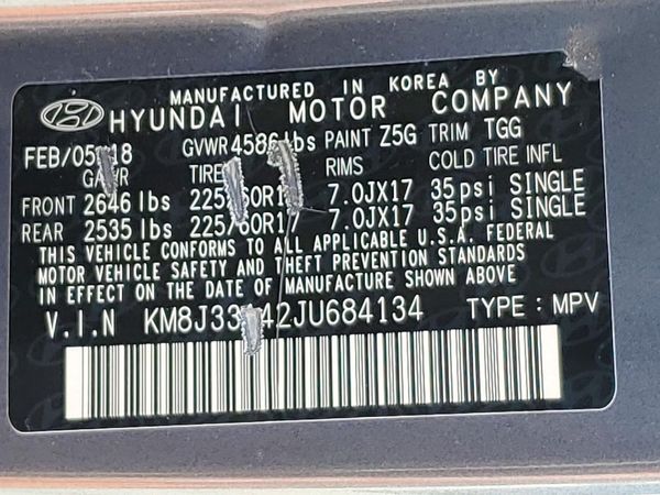 2018 HYUNDAI TUCSON
