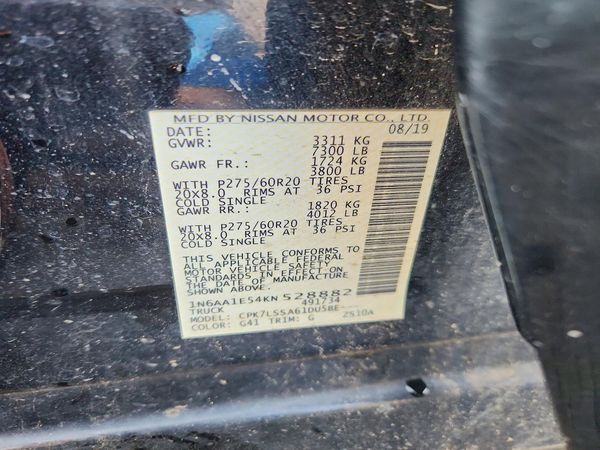 2019 NISSAN TITAN