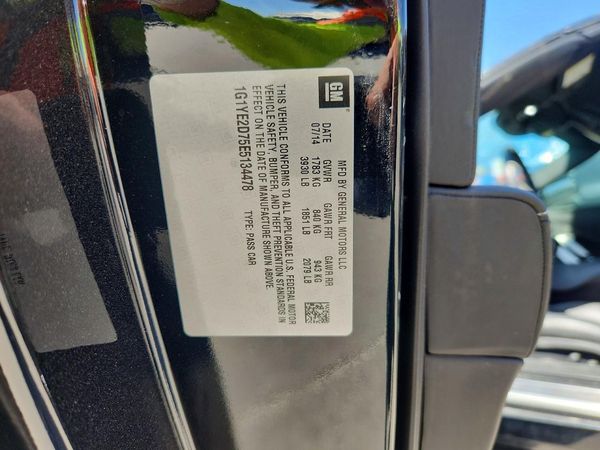 2014 CHEVROLET CORVETTE 3LT