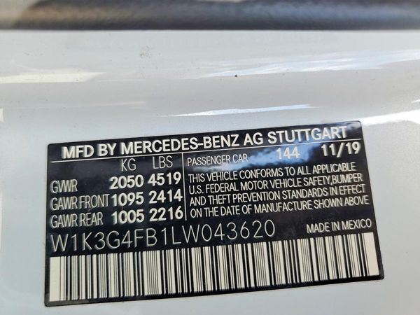 2020 MERCEDES-BENZ A A220-4M