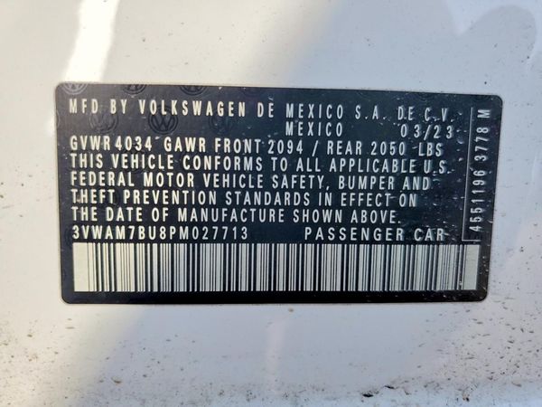 2023 VOLKSWAGEN JETTA