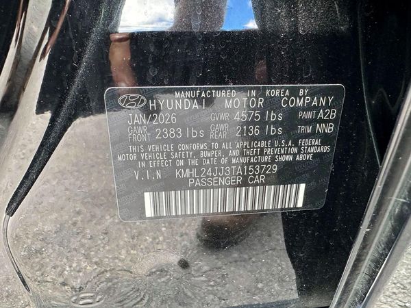 2026 HYUNDAI SONATA HYBRID Blue