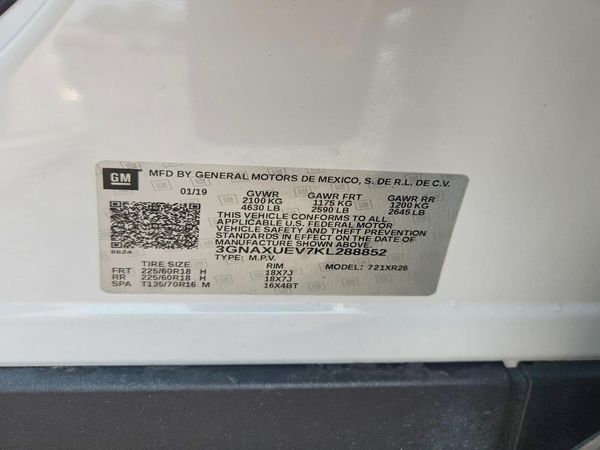 2019 CHEVROLET EQUINOX LT (1LT)