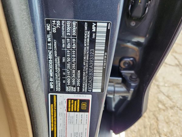 2014 MERCEDES-BENZ ML