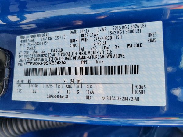 2025 FORD F150 STX