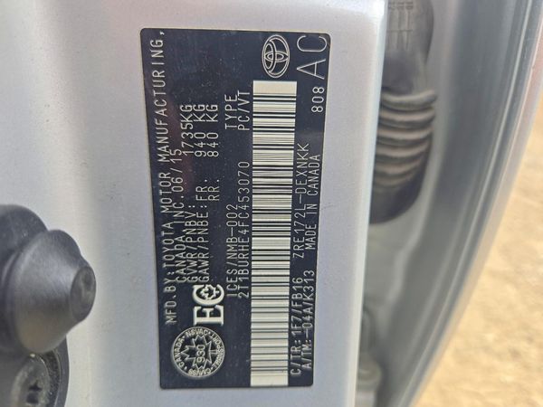 2015 TOYOTA COROLLA L/LE