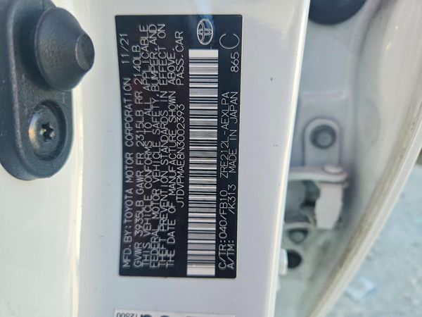 2022 TOYOTA COROLLA