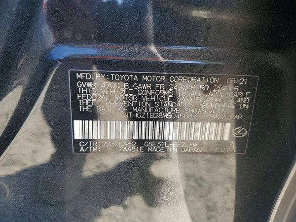2021 LEXUS IS 350 F Sport