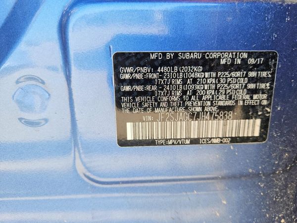 2018 SUBARU FORESTER Premium+ES