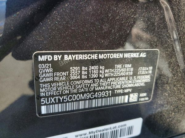 2021 BMW X3