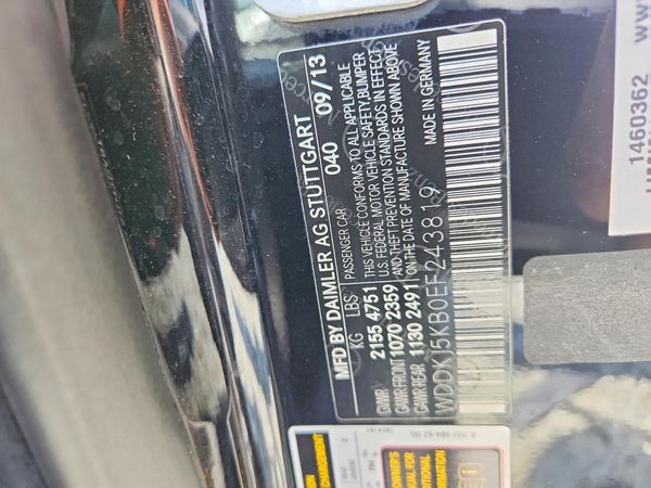 2014 MERCEDES-BENZ E