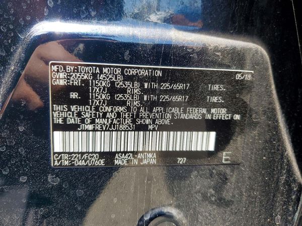2018 TOYOTA RAV4 Adventure/XLE