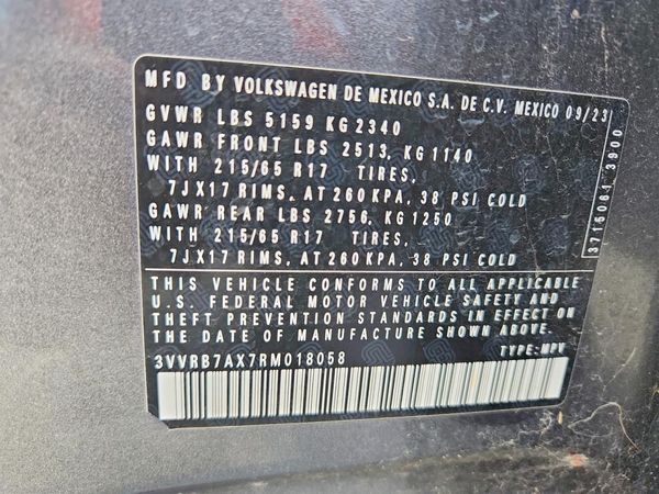 2024 VOLKSWAGEN TIGUAN S
