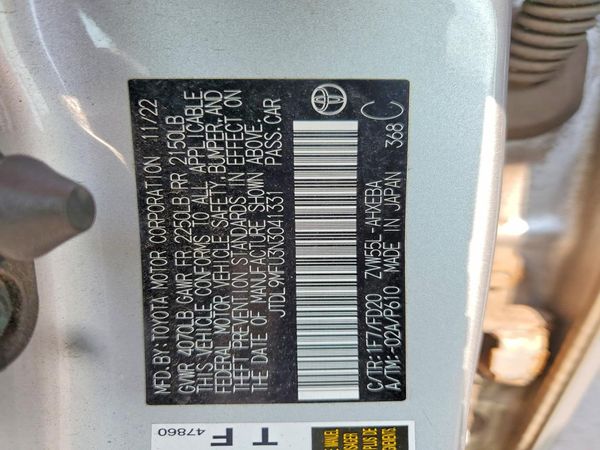 2022 TOYOTA PRIUS
