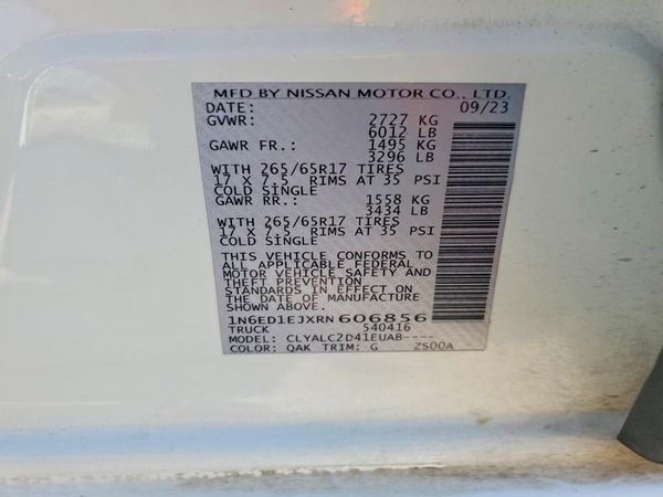 2024 NISSAN FRONTIER