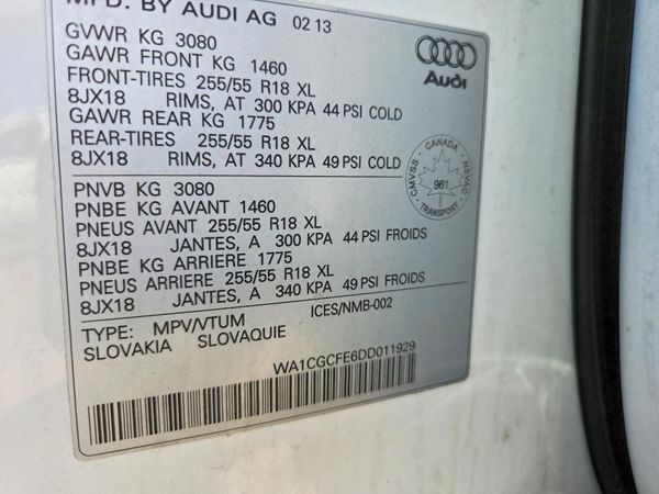 2013 AUDI Q7 Premium