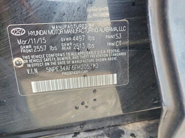 2015 HYUNDAI SONATA
