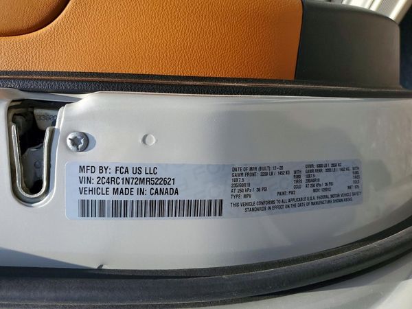 2021 CHRYSLER PACIFICA