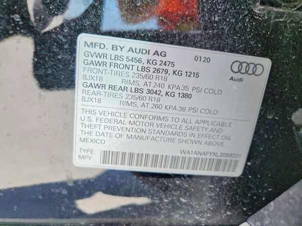 2020 AUDI Q5 quattro Premium