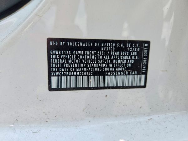 2021 VOLKSWAGEN JETTA