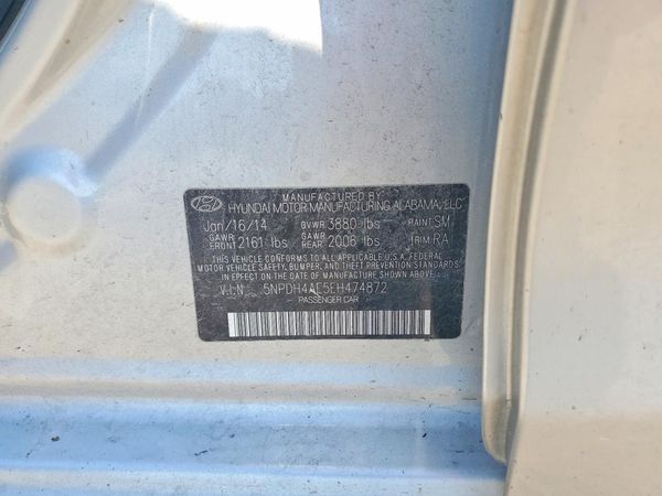 2014 HYUNDAI ELANTRA