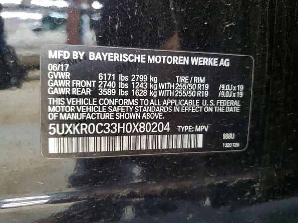 2017 BMW X5 xDrive35i