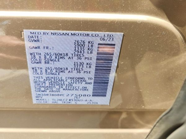 2023 NISSAN PATHFINDER SV