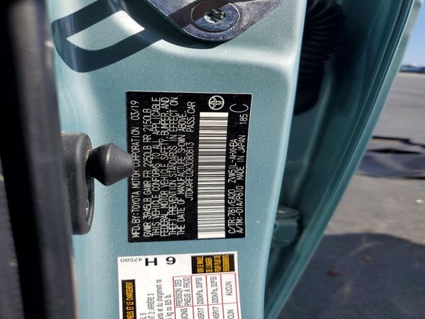 2019 TOYOTA PRIUS L/LE/XLE/LTD.