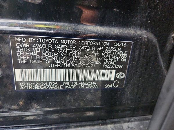 2016 LEXUS GS 350