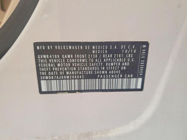 2017 VOLKSWAGEN JETTA