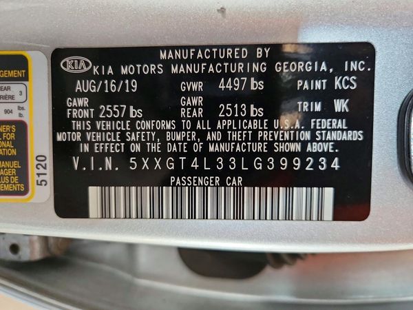 2020 KIA OPTIMA LX, S, SE