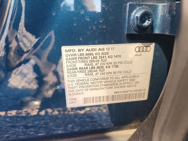 2018 AUDI Q7 quattro Prestige