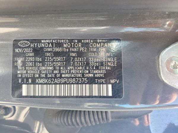 2023 HYUNDAI KONA SEL