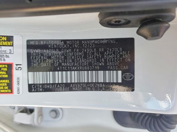 2024 TOYOTA CAMRY LE