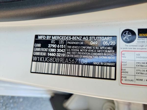 2020 MERCEDES-BENZ S S560