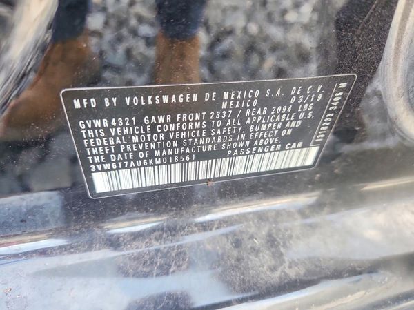 2019 VOLKSWAGEN GTI