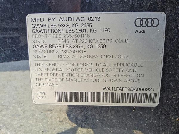 2013 AUDI Q5