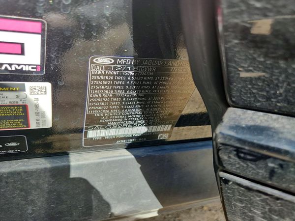 2019 LAND ROVER RANGE ROVER Supercharged