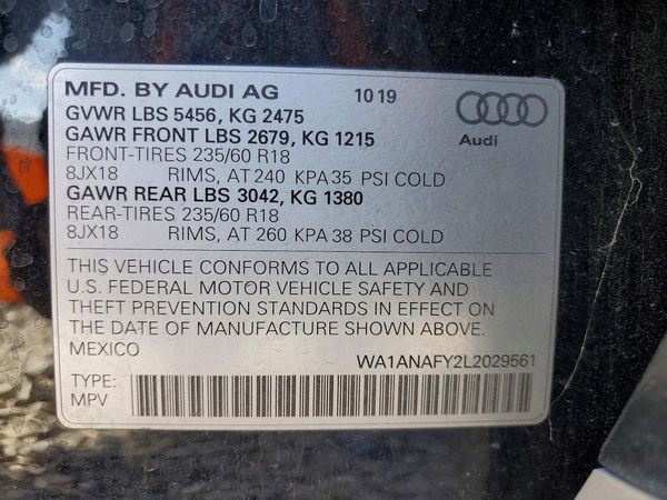 2020 AUDI Q5