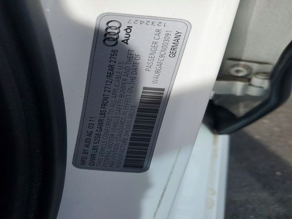 2012 AUDI A6 quattro
