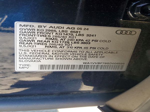 2025 AUDI Q7 quattro Prestige
