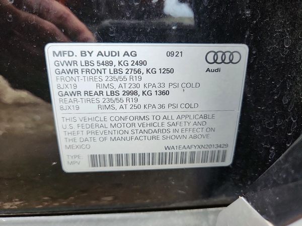 2022 AUDI Q5