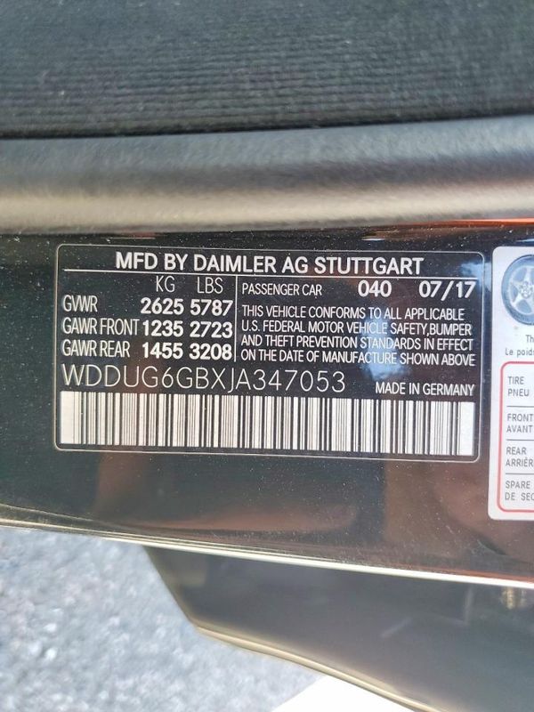 2018 MERCEDES-BENZ S S450