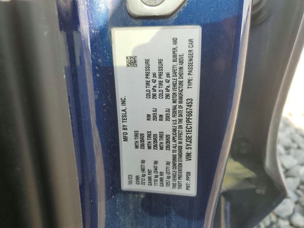 2023 TESLA MODEL 3