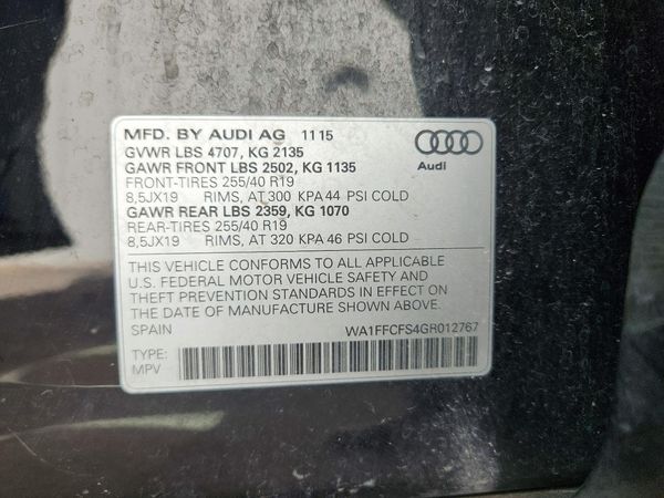 2016 AUDI Q3 Prestige
