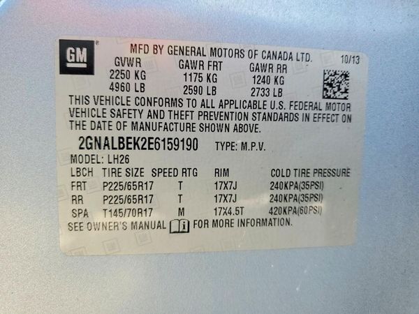 2014 CHEVROLET EQUINOX