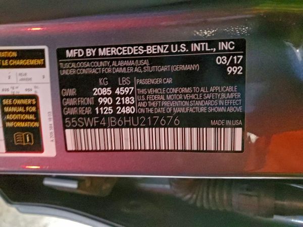 2017 MERCEDES-BENZ C