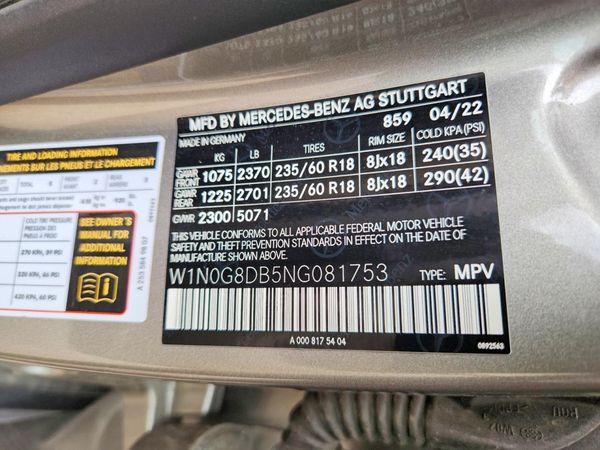2022 MERCEDES-BENZ GLC GLC300