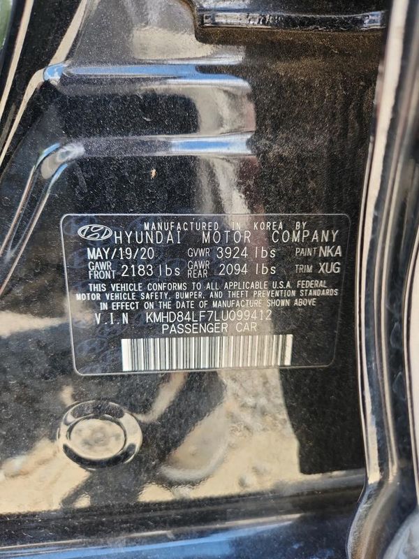 2020 HYUNDAI ELANTRA