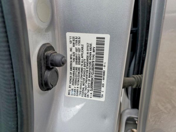 2012 HONDA CRV EX-L